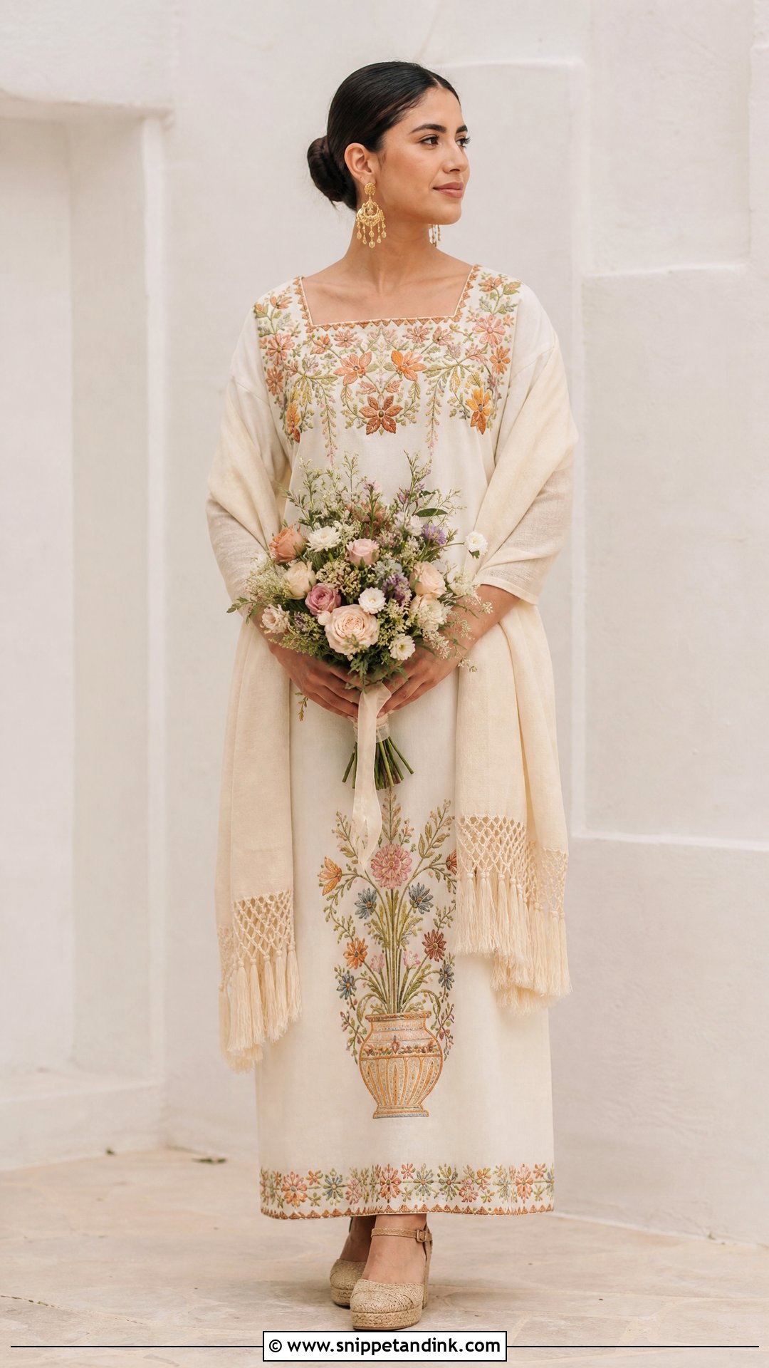 Vintage Mexican Huipil Wedding Dress - Snippet and Ink - 25 Vintage Mexican Wedding Dress Ideas