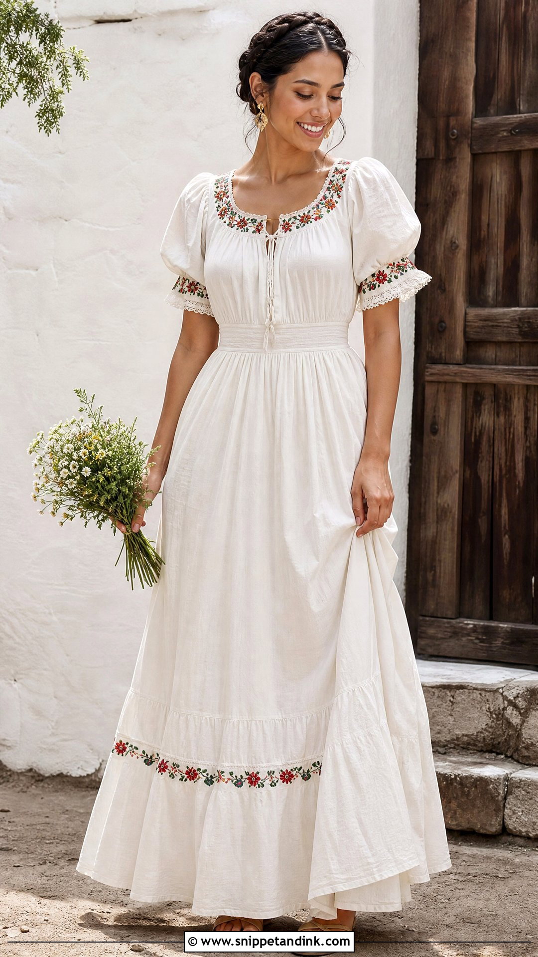 Vintage Mexican Peasant Wedding Dress - Snippet and Ink - 25 Vintage Mexican Wedding Dress Ideas