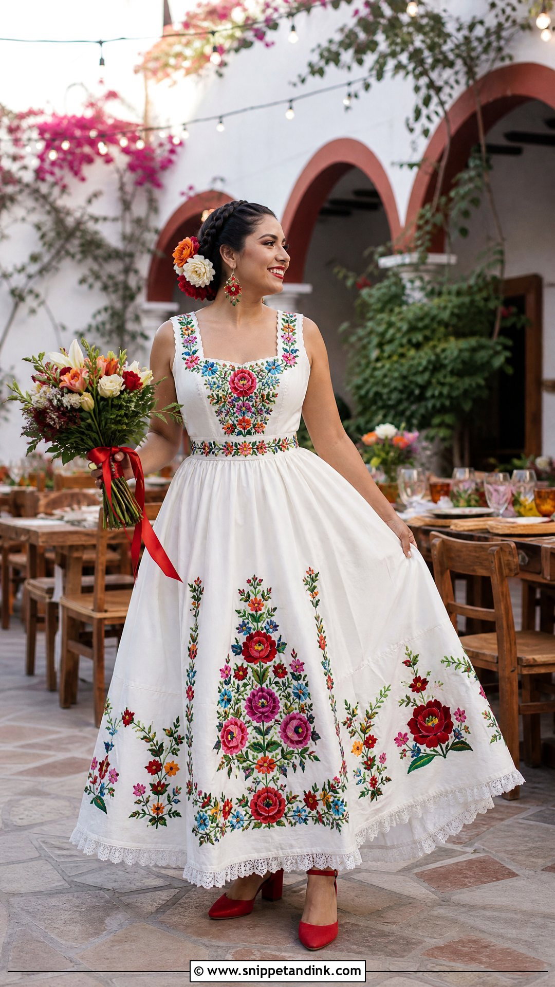 Vintage Mexican Puebla Wedding Dress - Snippet and Ink - 25 Vintage Mexican Wedding Dress Ideas