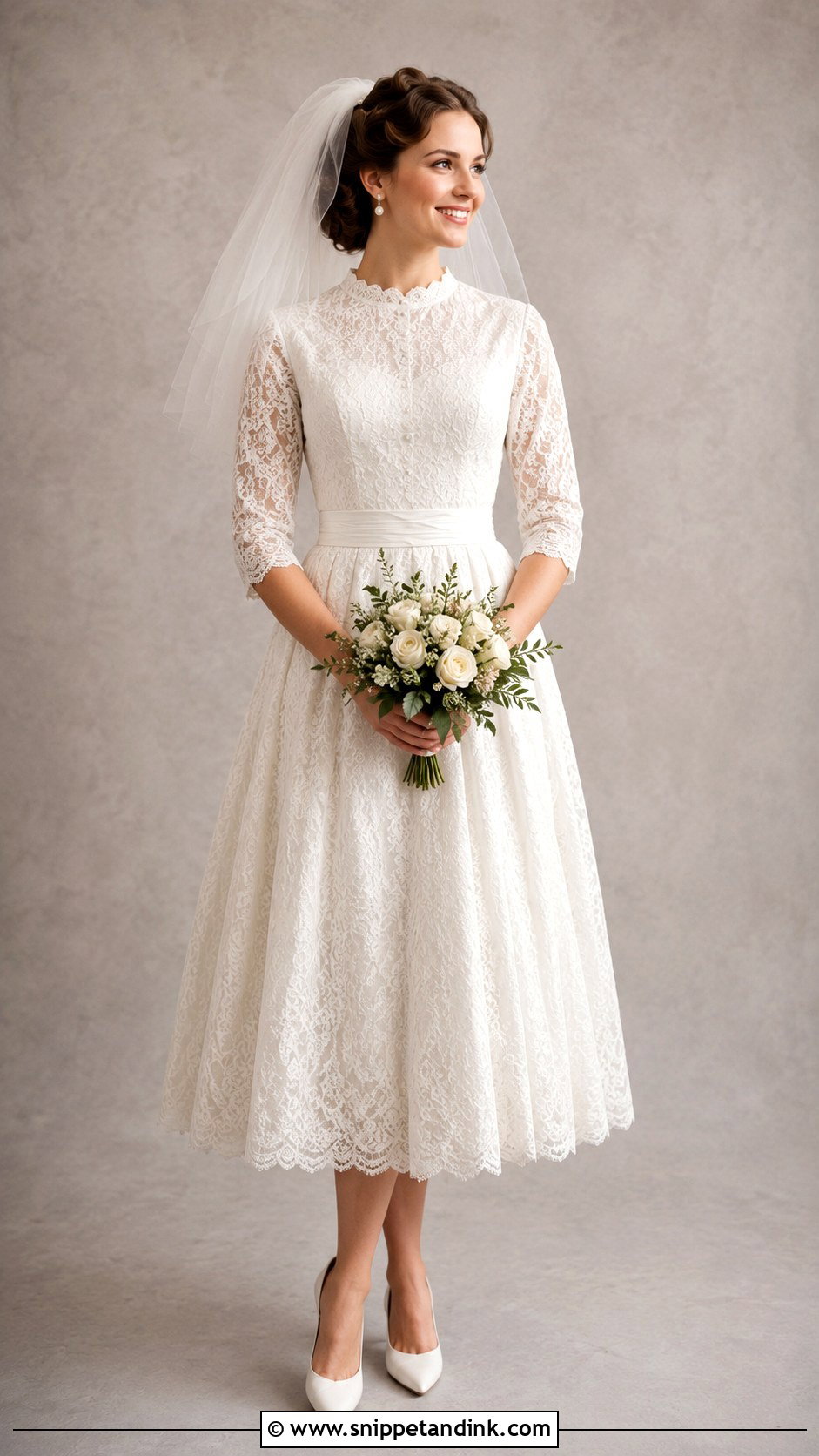 Vintage Mormon Wedding Dress - Snippet and Ink - 25 Mormon Wedding Dresses
