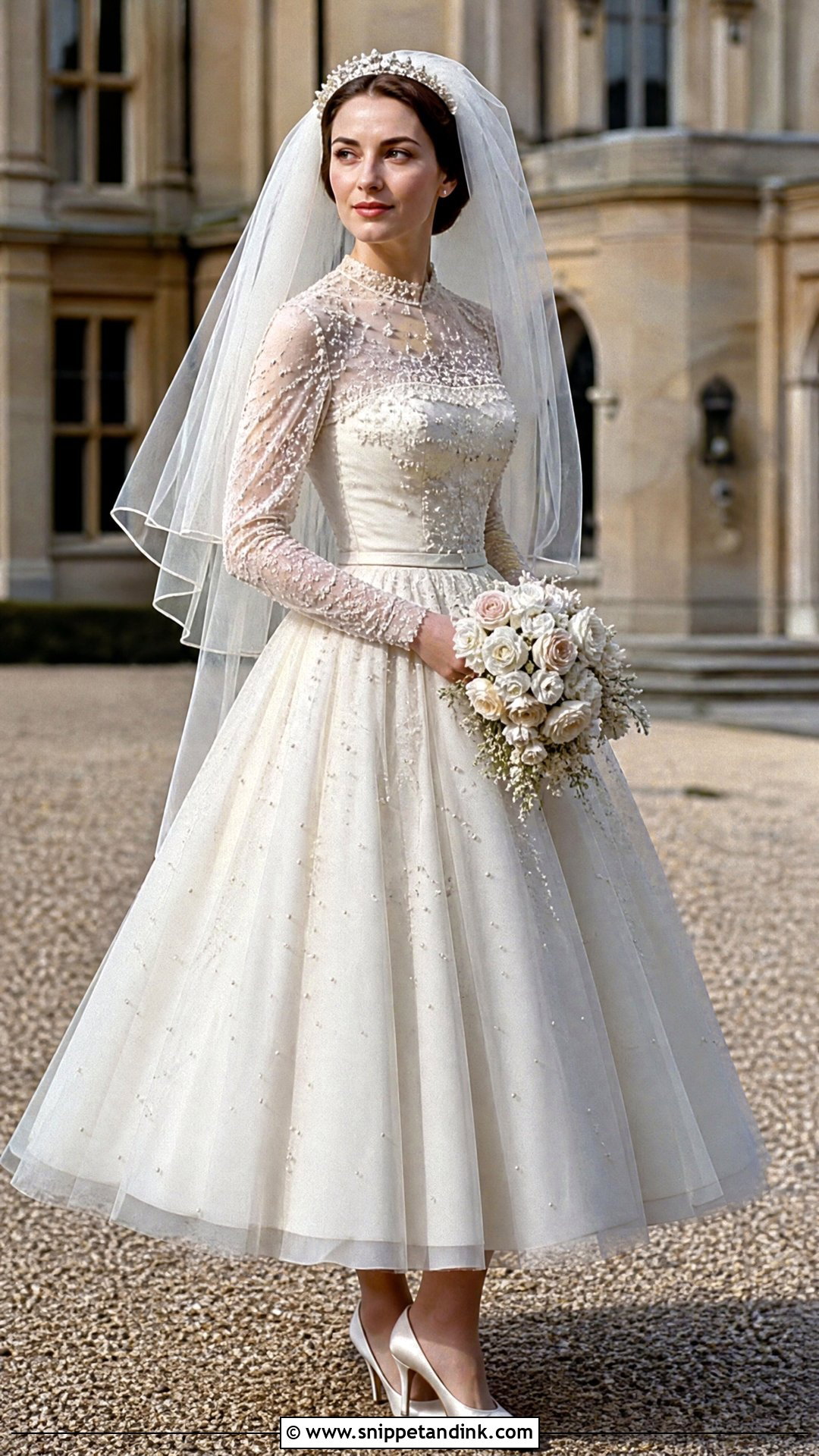 Vintage Norman Hartnell Wedding Dress - Snippet and Ink - 20 Princess Beatrice Wedding Dress Ideas