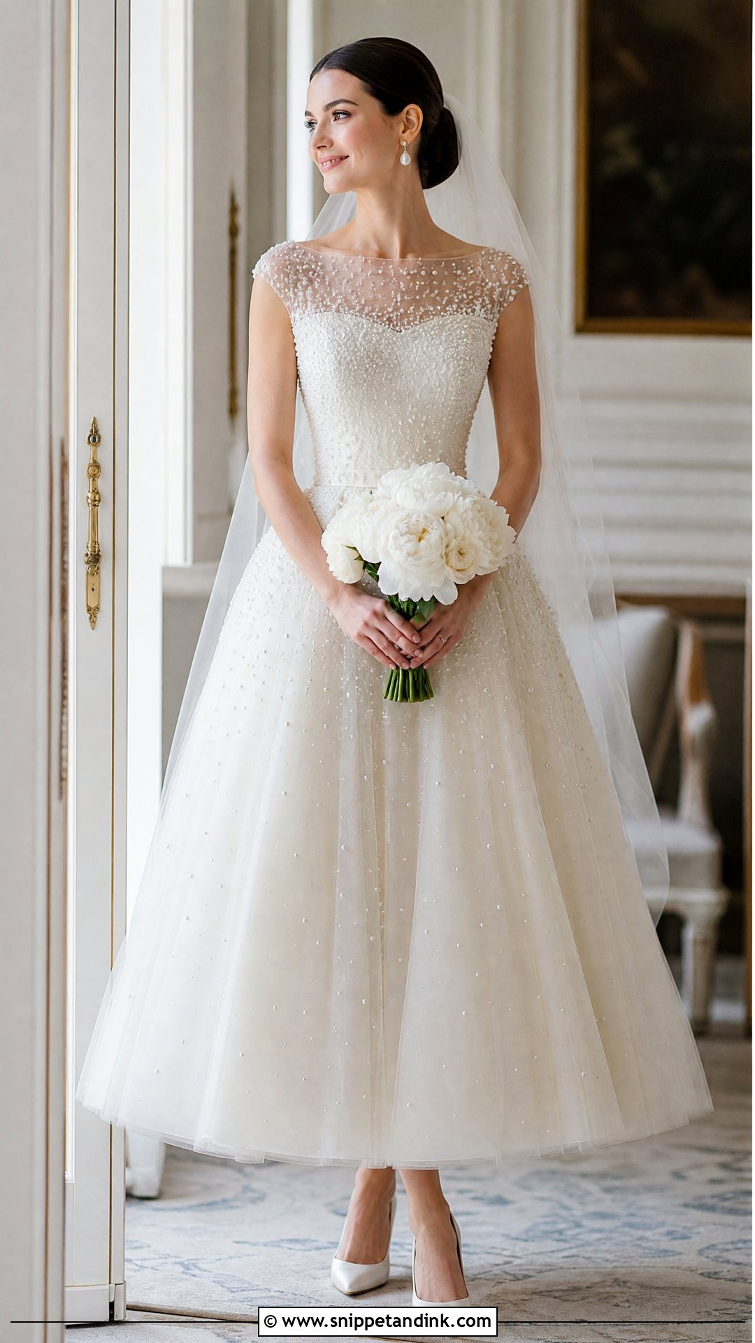 Vintage Pearl Bride Dress - Snippet and Ink - 25 Vintage Bride Dress Ideas