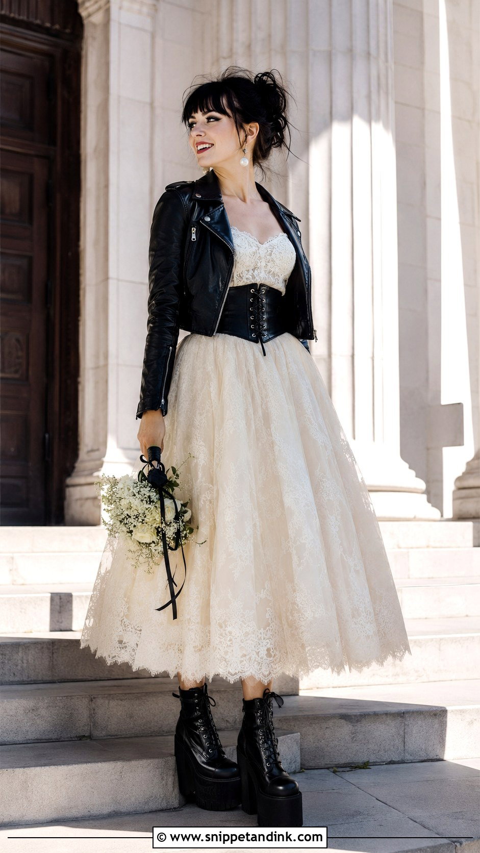 Vintage Punk Wedding Dress - Snippet and Ink - 25 Punk Wedding Dress Ideas
