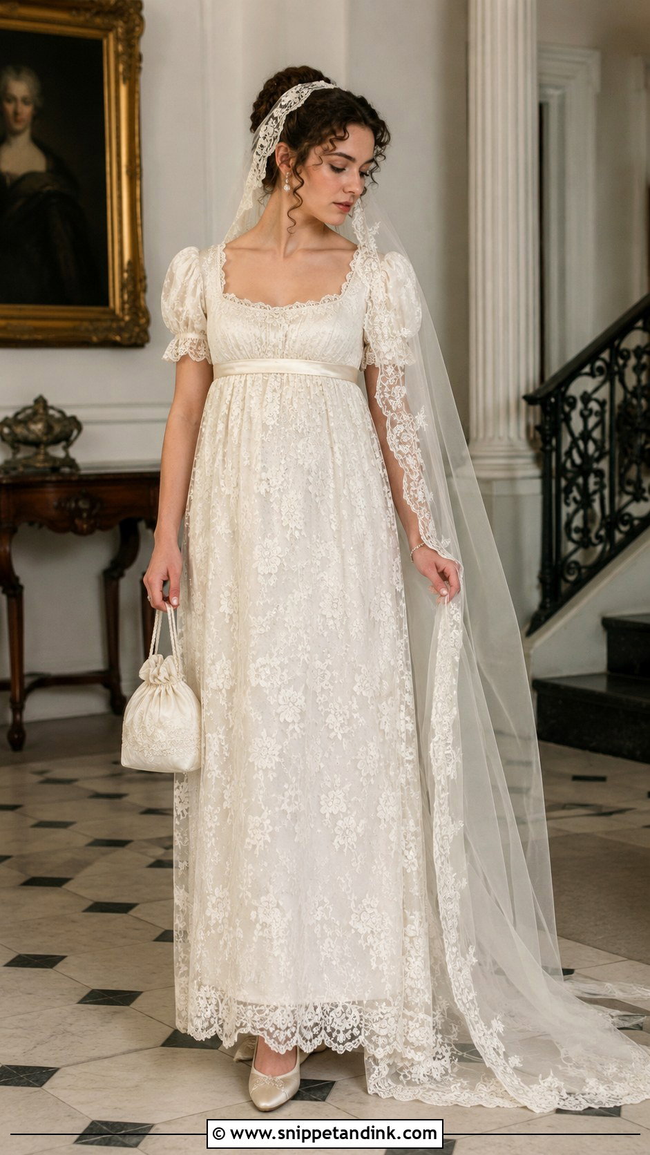 Vintage Regency Wedding Dress - Snippet and Ink - 25 Regency Wedding Dress Ideas