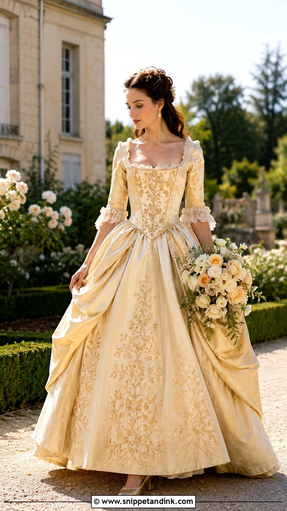 Vintage Rococo Belle Wedding Dress - Snippet and Ink - 20 Belle Inspired Wedding Dress Ideas