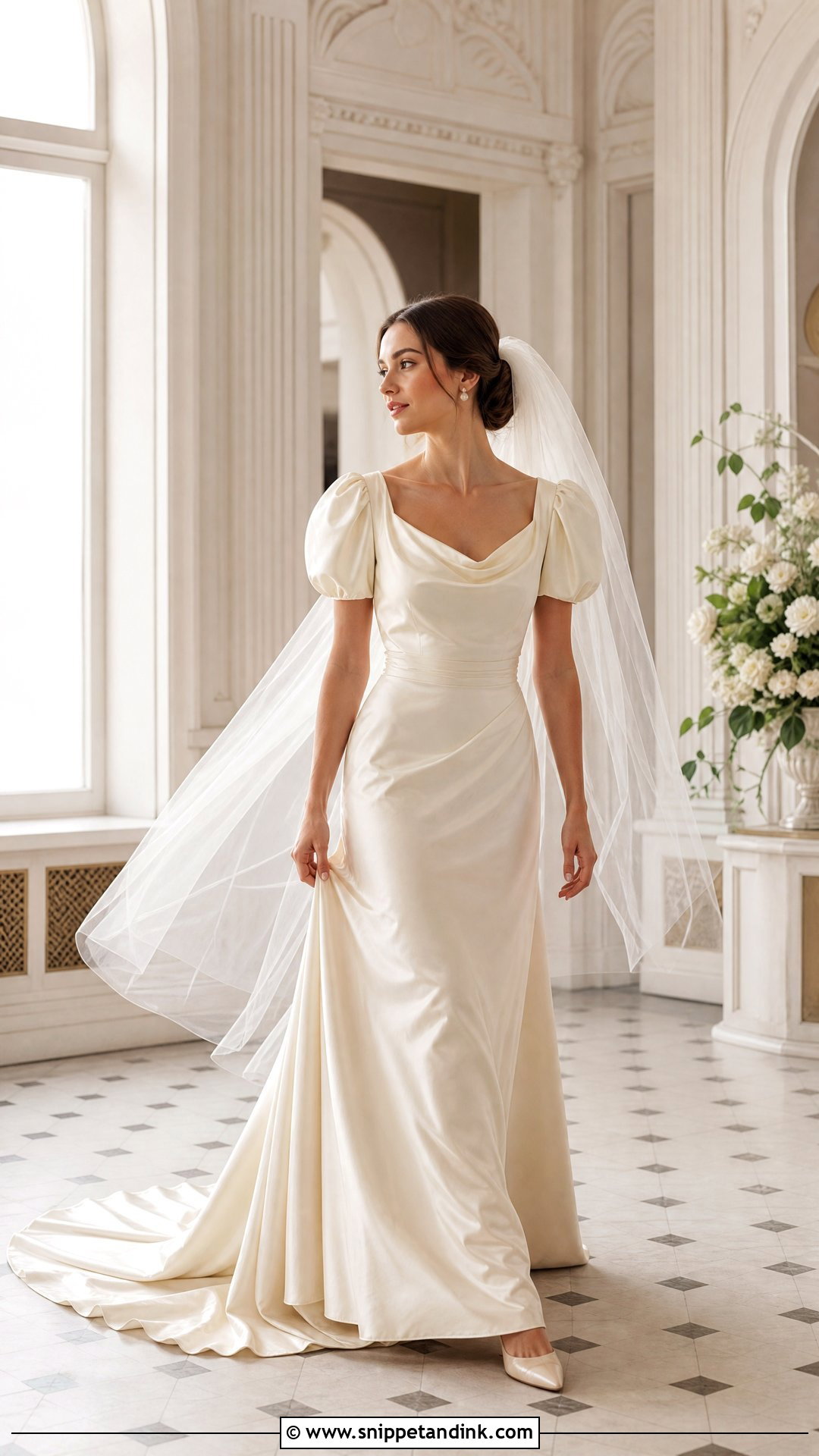 Vintage Satin Wedding Dress - Snippet and Ink - 25 Satin Bridal Gowns