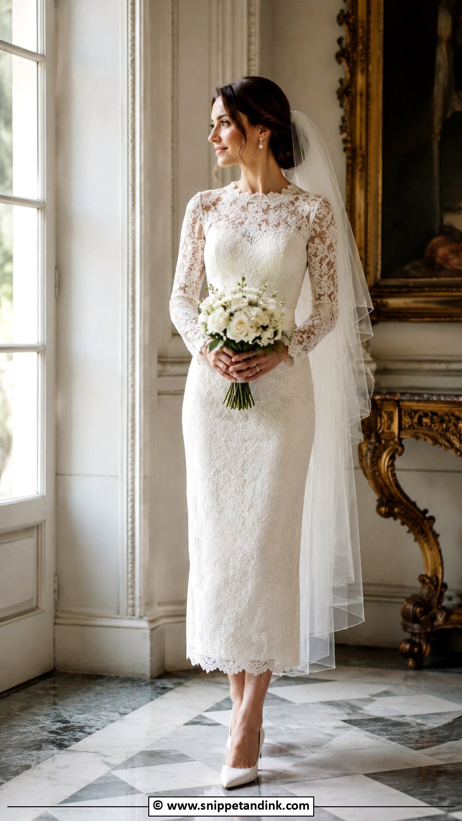 Vintage Sheath Wedding Dress - Snippet and Ink - 30 Sheath Wedding Dress Ideas