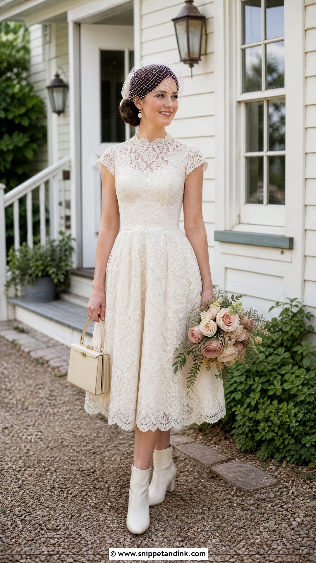 Vintage Short Country Wedding Dress - Snippet and Ink - 20 Short Country Wedding Dress Ideas