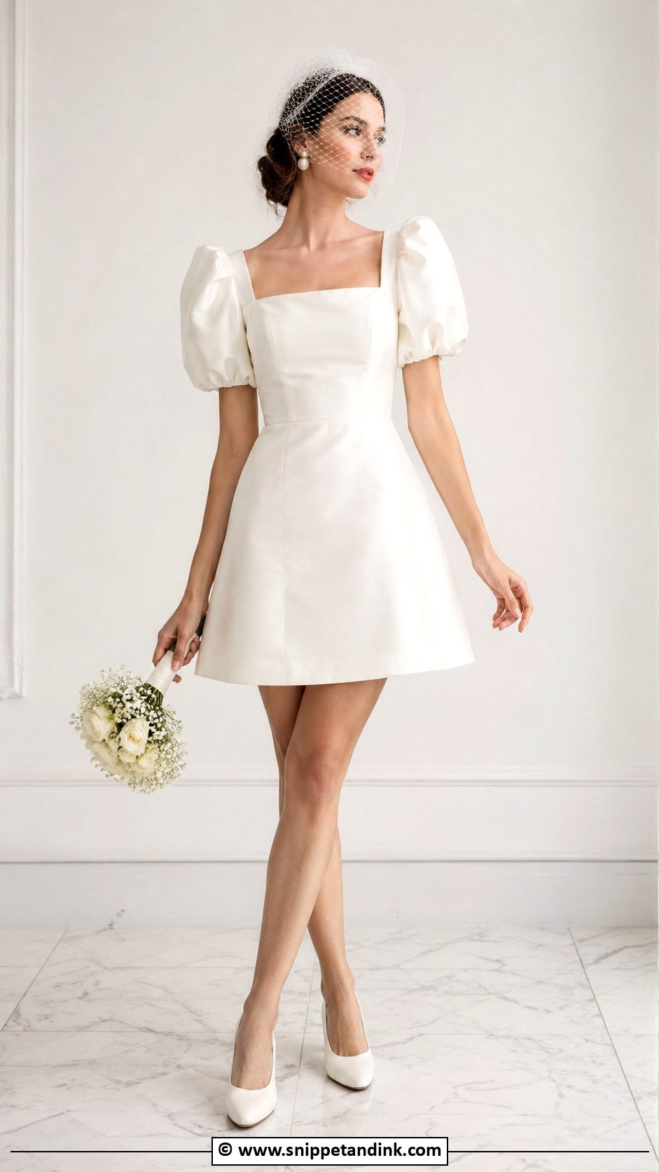 Vintage Short Wedding Dress - Snippet and Ink - 35 Vintage Wedding Gown Ideas