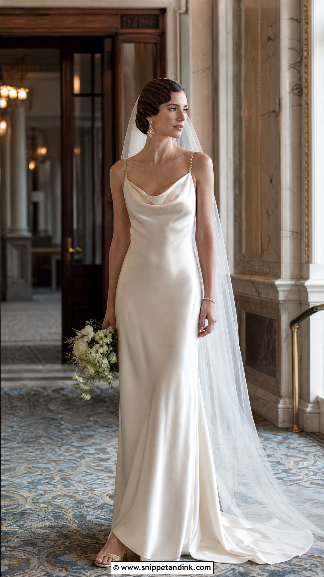 Vintage Silk Slip Wedding Dress - Snippet and Ink - 20 Unique Wedding Dress Inspiration Ideas