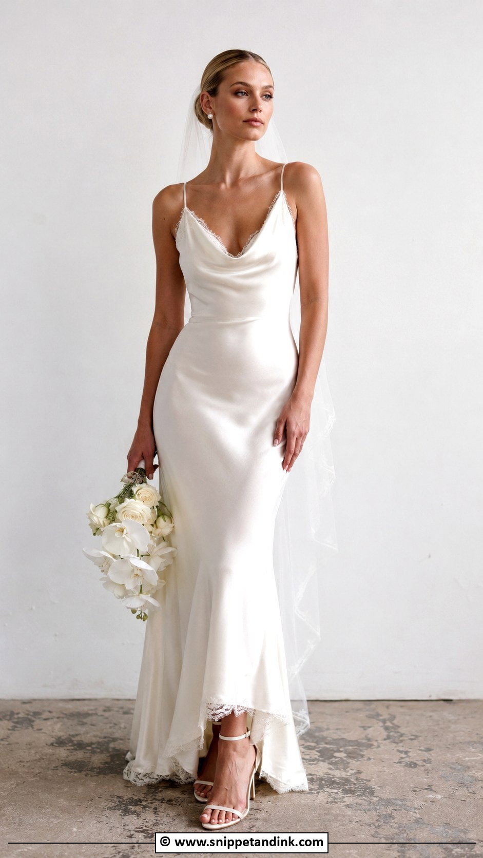 Vintage Slip Wedding Dress - Snippet and Ink - 35 Vintage Wedding Dresses