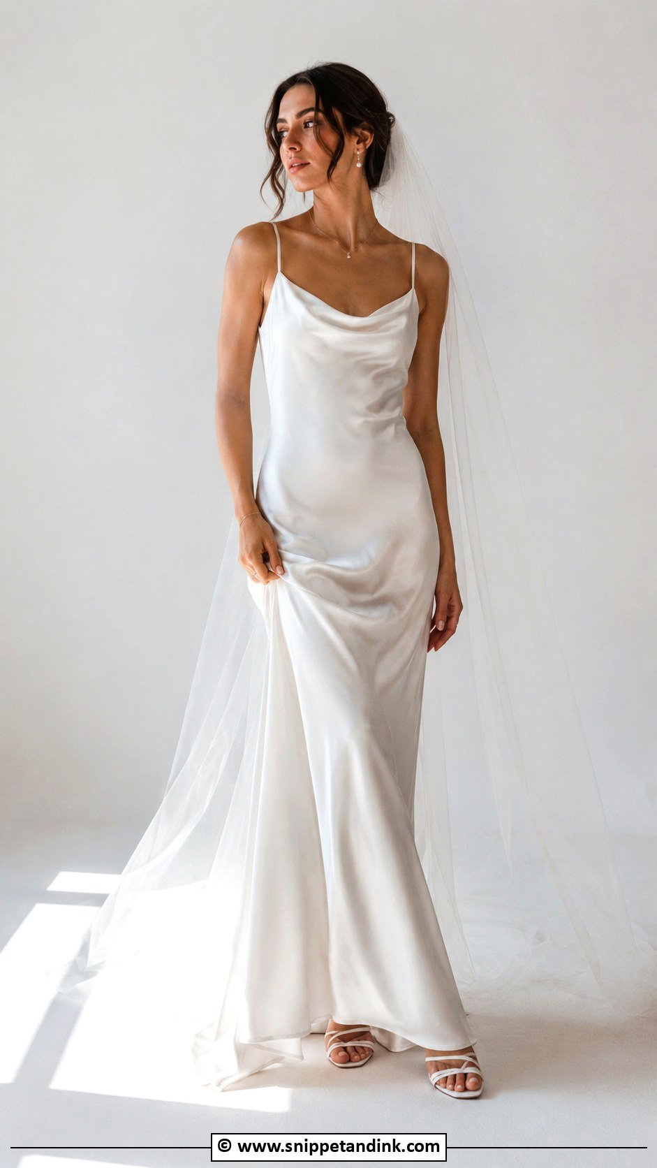 Vintage Slip Wedding Gown - Snippet and Ink - 35 Vintage Wedding Gown Ideas