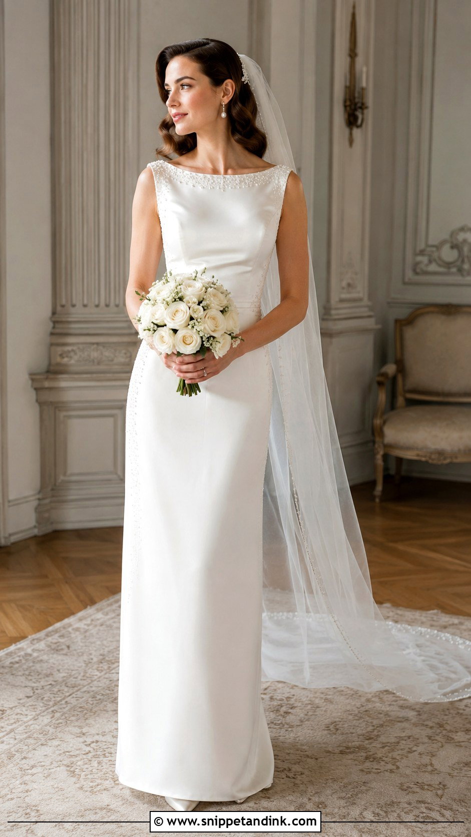 Vintage Straight Wedding Dress - Snippet and Ink - 25 Straight Wedding Dress Ideas