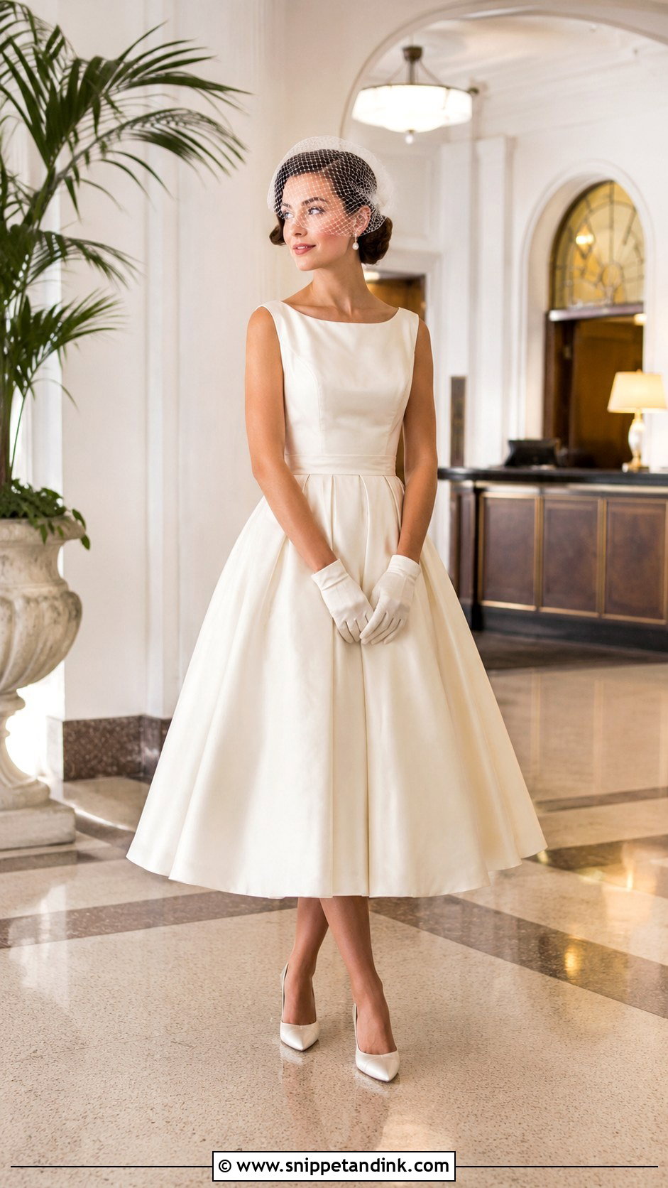 Vintage Tea Length Wedding Dress - Snippet and Ink - 20 American Wedding Dress Ideas