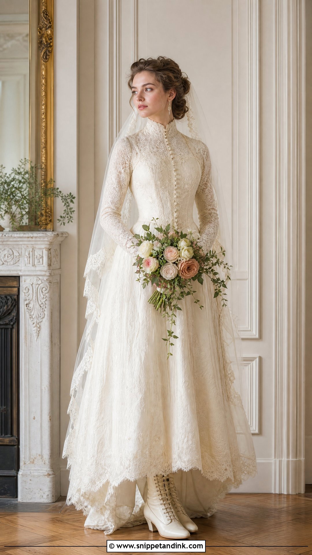 Vintage Victorian Wedding Gown - Snippet and Ink - 20 Wedding Gown Aesthetic Ideas