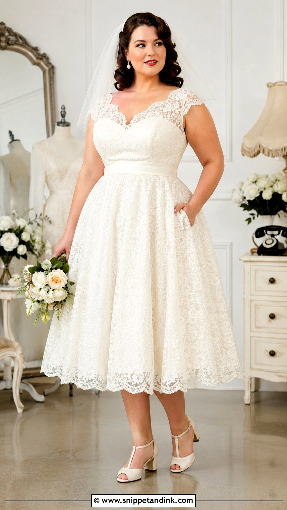 Vintage Wedding Dress For Curvy Brides - Snippet and Ink - 30 Wedding Dresses for Curvy Brides