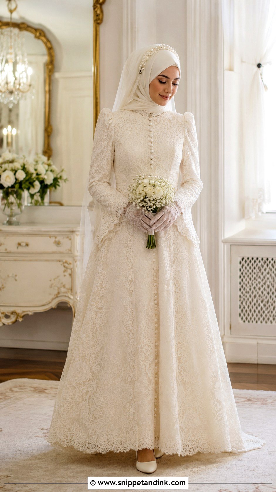 Vintage Wedding Dress Hijab - Snippet and Ink - 35 Wedding Dress Hijab Ideas