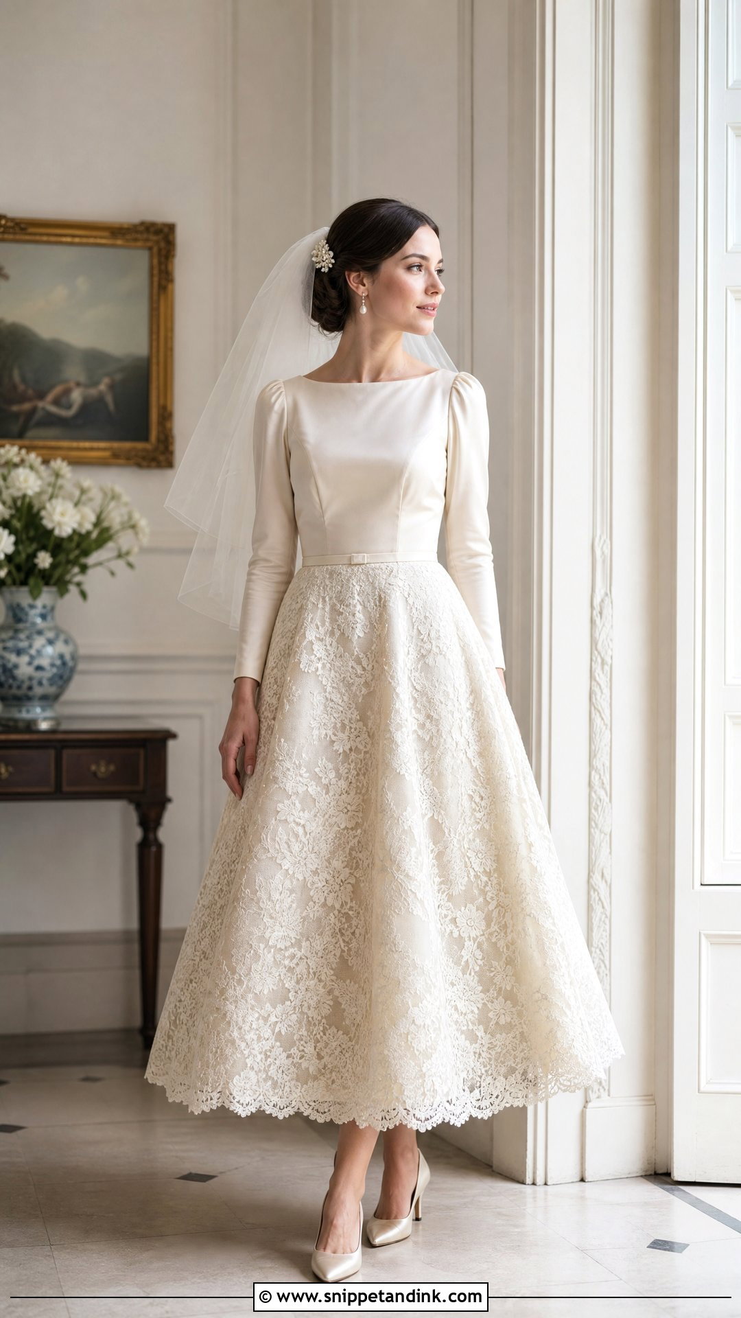 Vintage Wedding Dress With Lace Skirt - Snippet and Ink - 20 Wedding Dress with Skirt Ideas