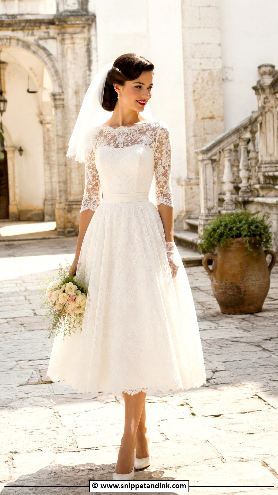 Vintage Wedding Dress With Sleeves - Snippet and Ink - 35 Wedding Dresses with Sleeves