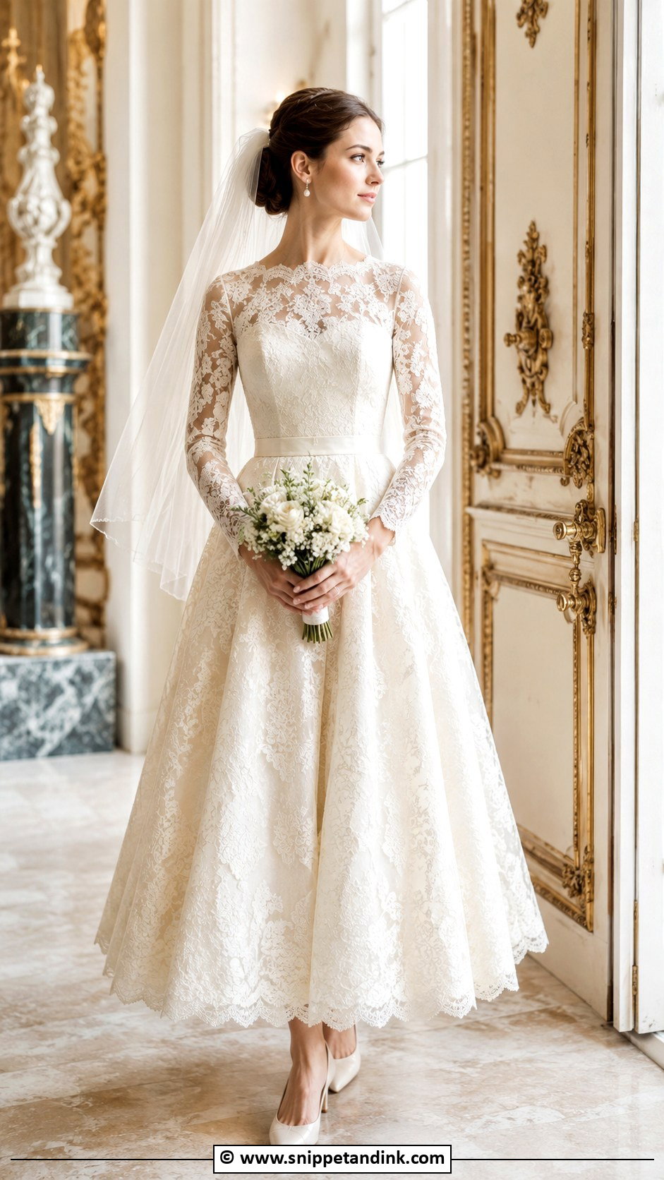Vintage Wedding Dress With Sleeves - Snippet and Ink - 35 Wedding Dress with Sleeves