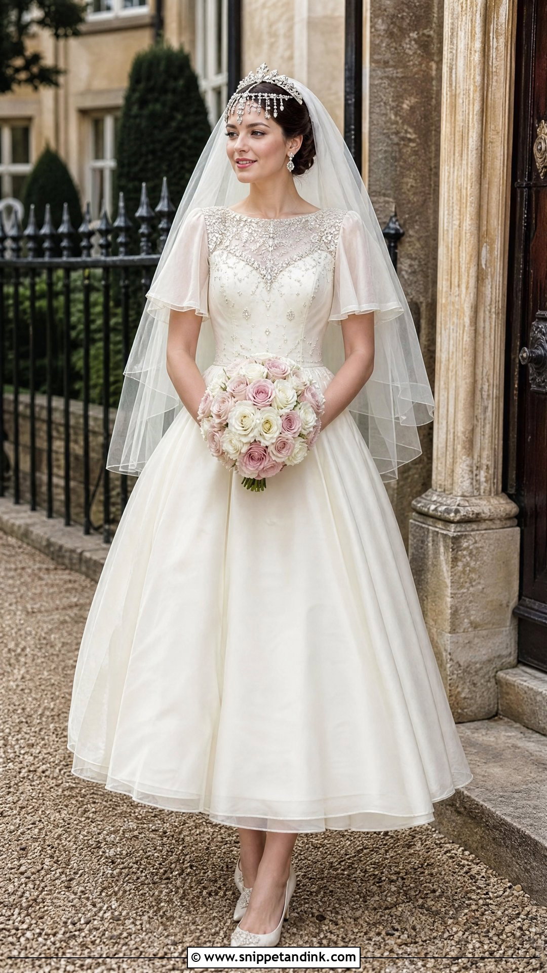 Vintage Wedding Dress With Tiara - Snippet and Ink - 20 Princess Beatrice Wedding Dress Ideas
