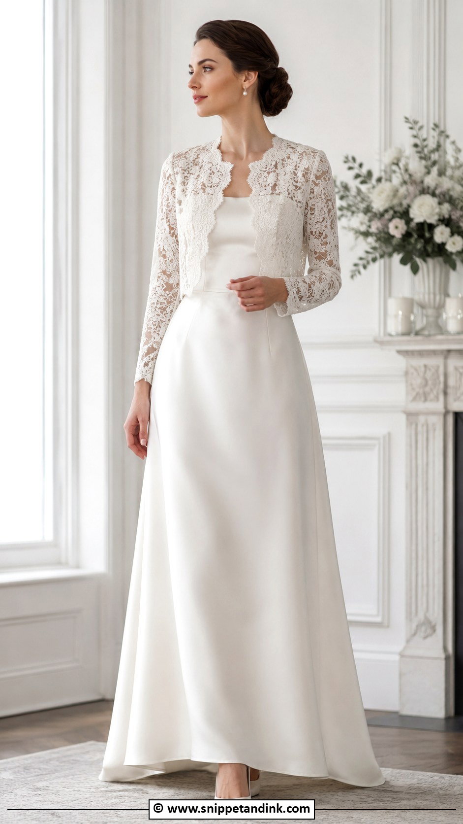 Vintage Wedding Gown With Jacket - Snippet and Ink - 35 Vintage Wedding Gown Ideas