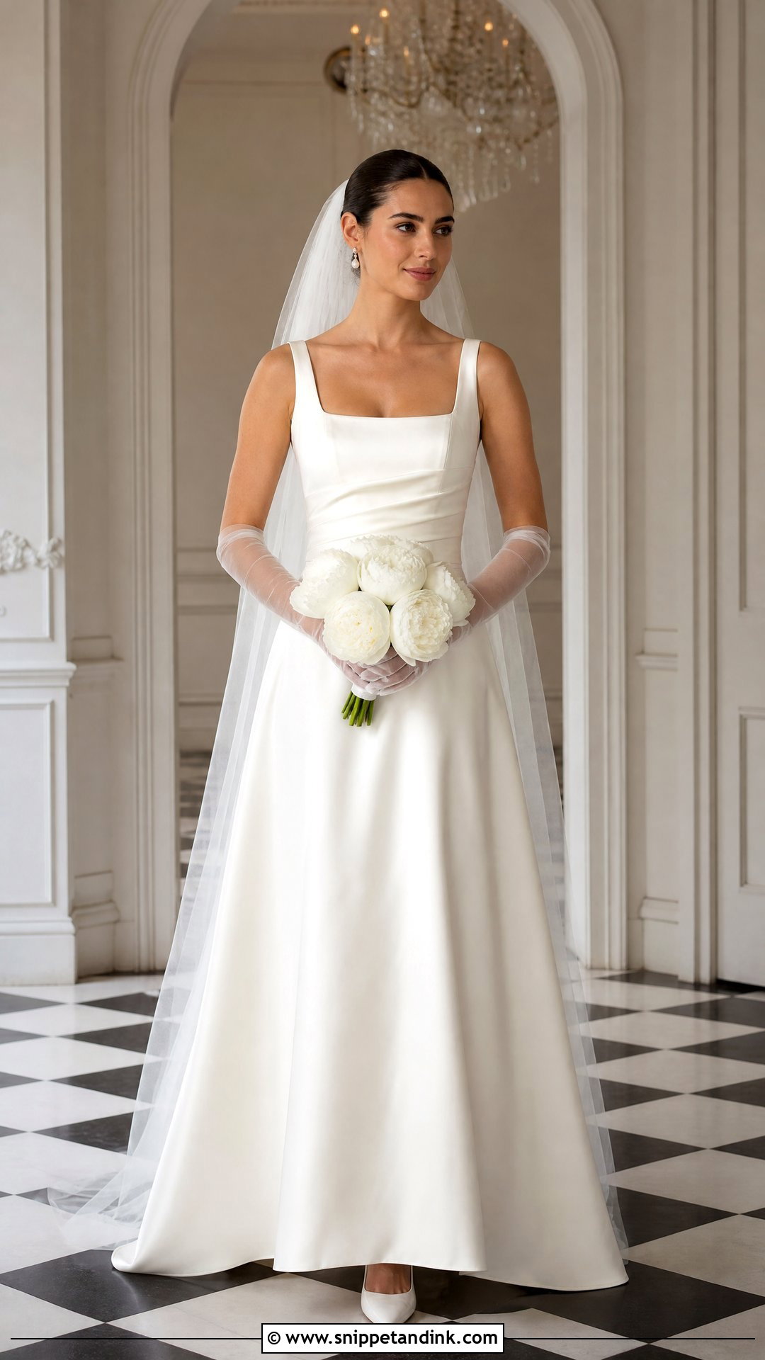 Vivienne Square Neck Wedding Dress - Snippet and Ink - 20 Vivienne Wedding Dress Ideas
