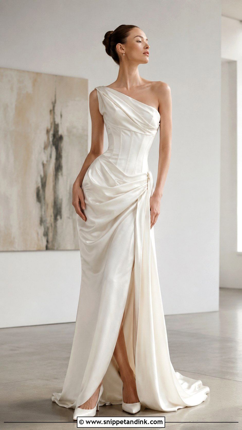 Vivienne Westwood Asymmetric Bridal Gown - Snippet and Ink - 25 Vivienne Westwood Bridal Couture Ideas