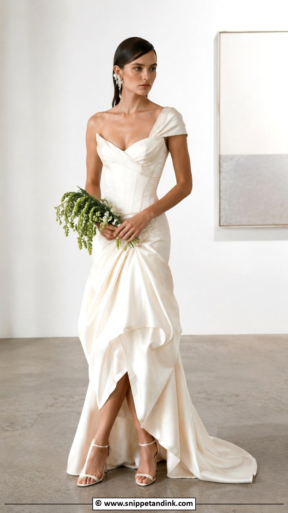 Vivienne Westwood Asymmetric Wedding Dress - Snippet and Ink - 30 Vivienne Westwood Wedding Dresses