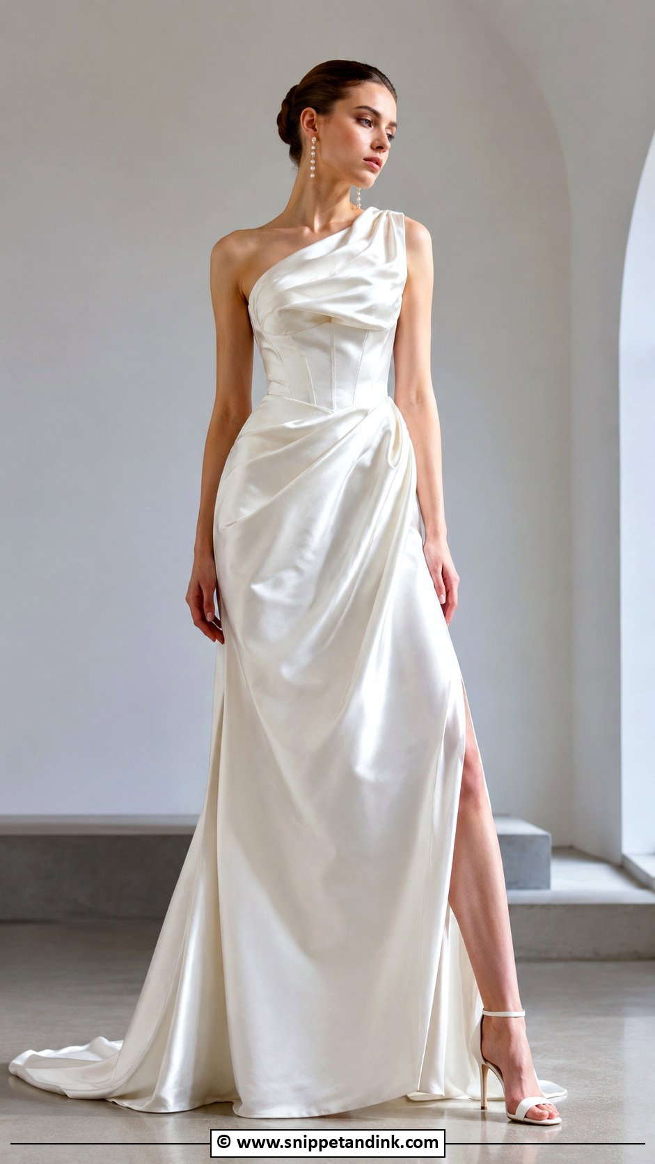 Vivienne Westwood Asymmetrical Wedding Dress - Snippet and Ink - 35 Vivienne Westwood Wedding Dress Ideas