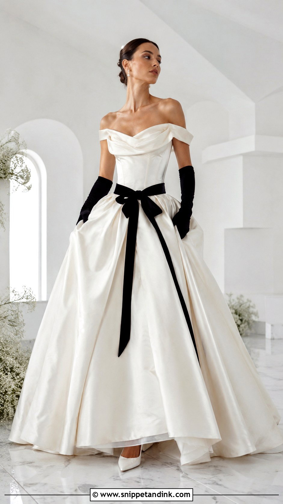Vivienne Westwood Black And White Ballgown Wedding Dress - Snippet and Ink - 25 Vivienne Westwood Wedding Dress Ballgown Ideas