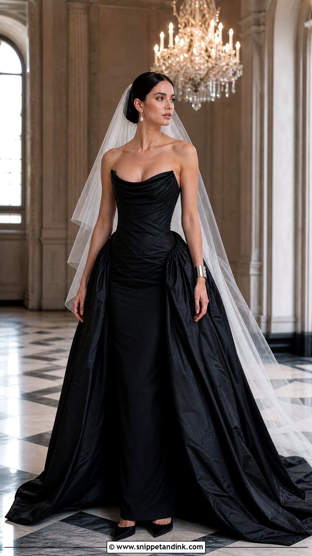 Vivienne Westwood Black Wedding Dress With Overskirt - Snippet and Ink - 20 Vivienne Westwood Black Wedding Dress Ideas
