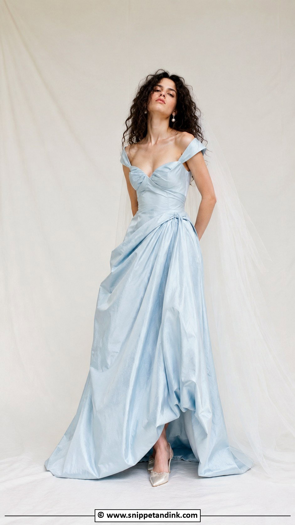 Vivienne Westwood Blue Wedding Dress - Snippet and Ink - 25 Vintage Vivienne Westwood Wedding Dress Ideas