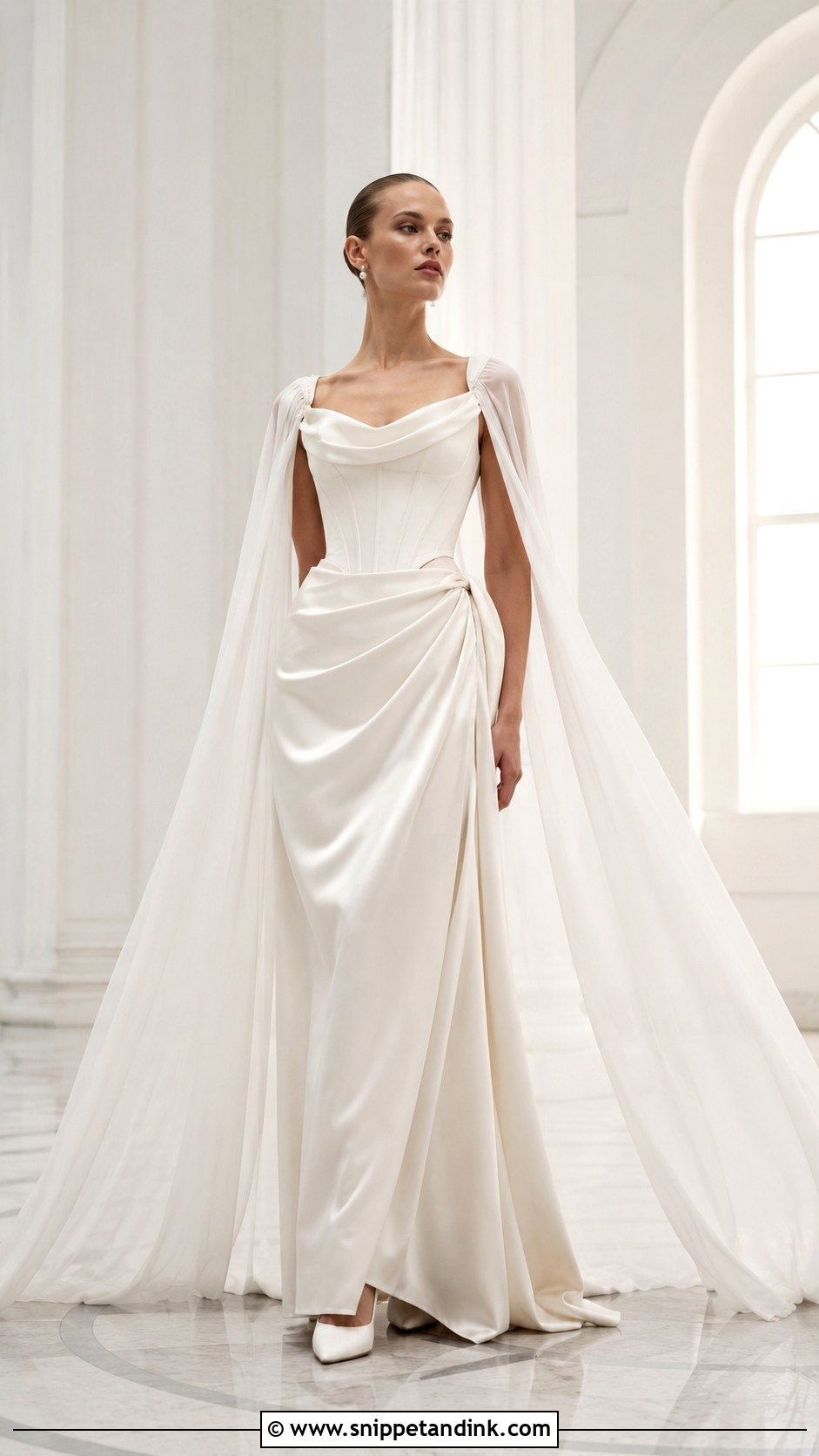 Vivienne Westwood Bridal Cape Dress - Snippet and Ink - 25 Vivienne Westwood Bridal Couture Ideas