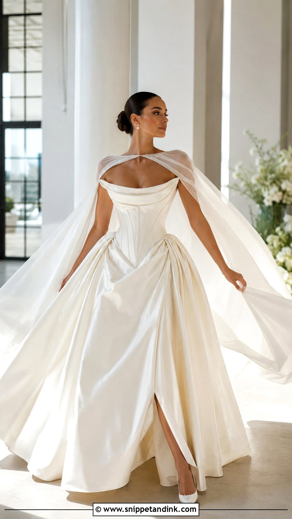 Vivienne Westwood Cape Ballgown Wedding Dress - Snippet and Ink - 25 Vivienne Westwood Wedding Dress Ballgown Ideas