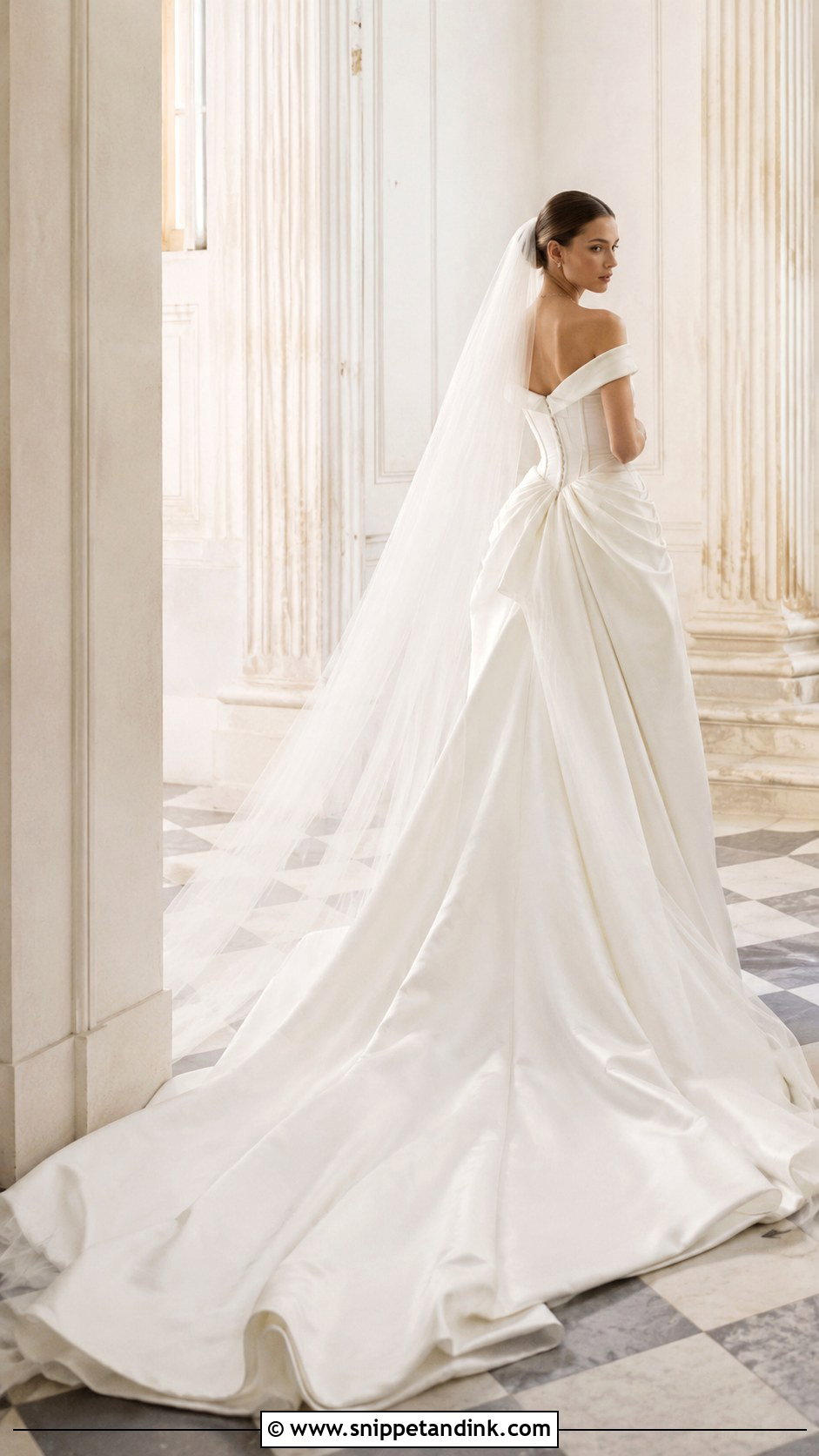 Vivienne Westwood Cathedral Train Wedding Dress - Snippet and Ink - 25 Vivienne Westwood Bridal Couture Ideas