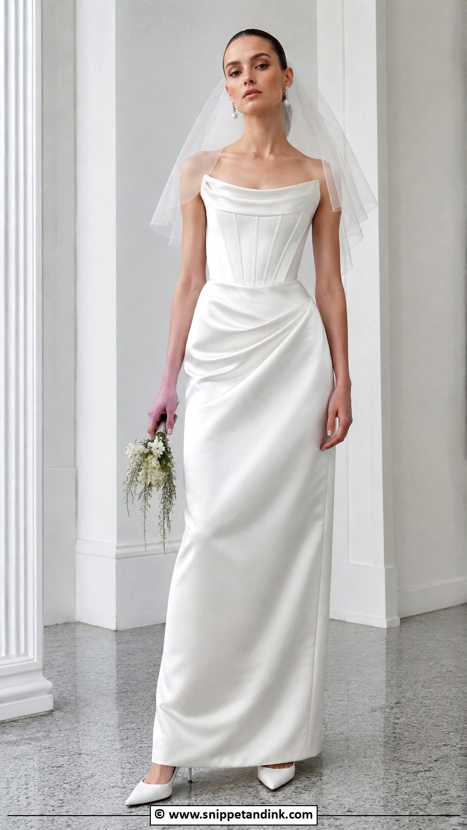 Vivienne Westwood Column Wedding Dress - Snippet and Ink - 30 Vivienne Westwood Wedding Dresses