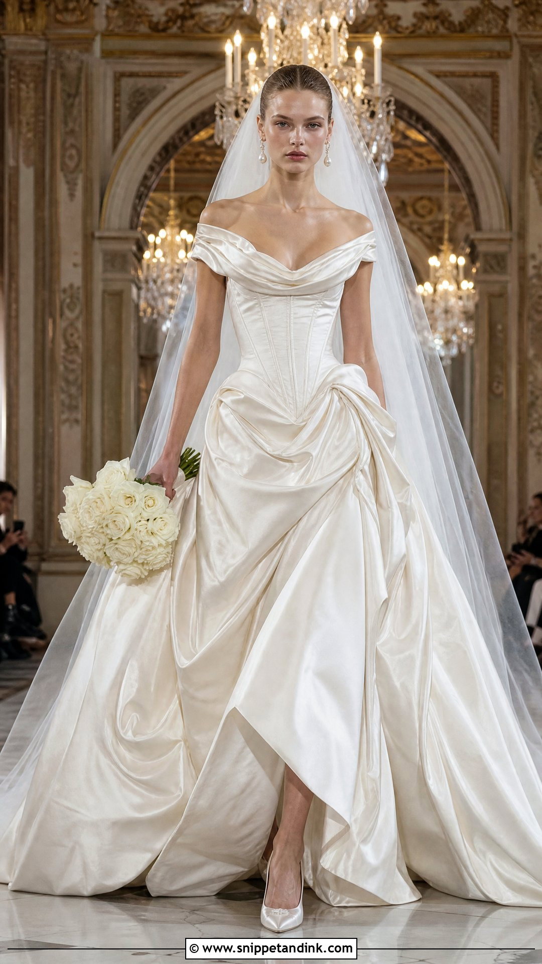Vivienne Westwood Corset Ball Gown - Snippet and Ink - 20 Vivian Westwood Wedding Dress Runway Ideas