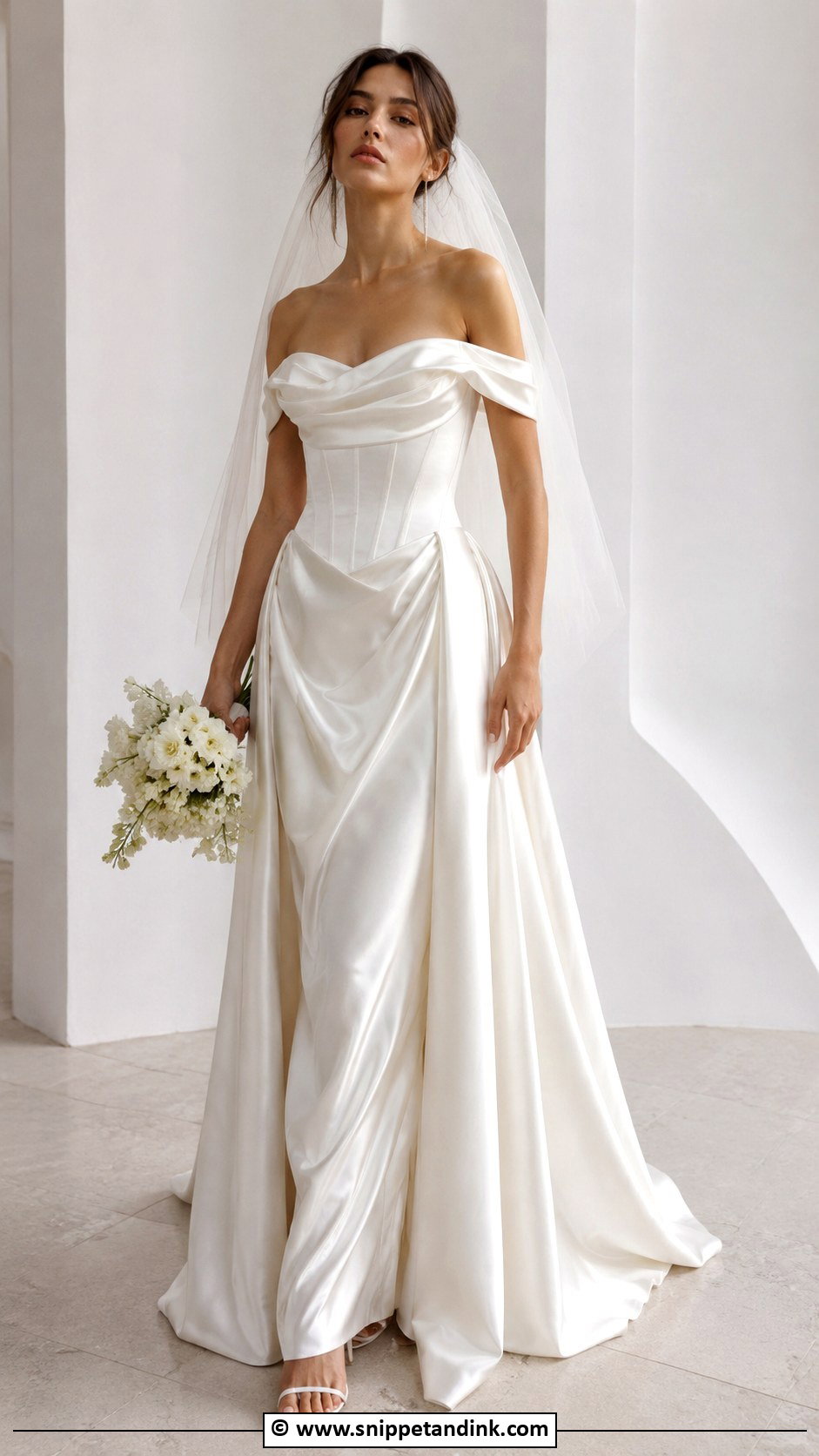 Vivienne Westwood Draped Wedding Dress - Snippet and Ink - 30 Vivienne Westwood Wedding Dresses