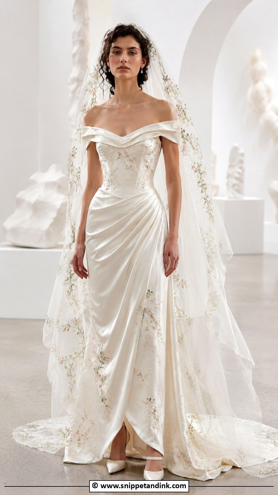 Vivienne Westwood Embroidered Wedding Dress - Snippet and Ink - 25 Vintage Vivienne Westwood Wedding Dress Ideas