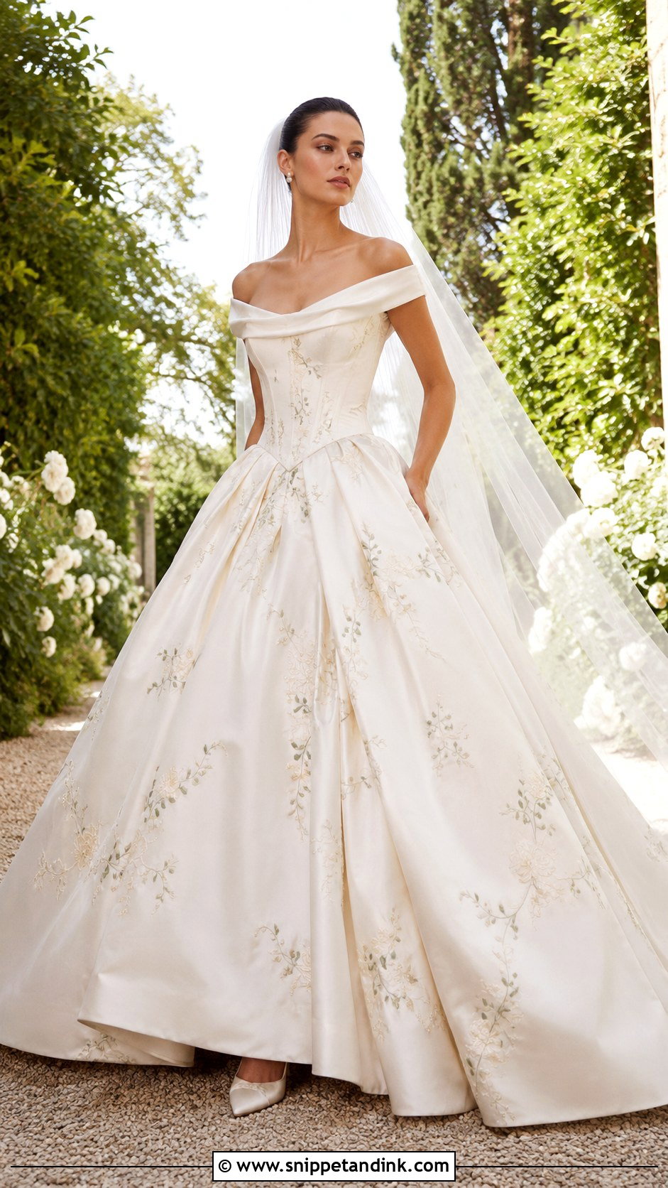 Vivienne Westwood Floral Ballgown Wedding Dress - Snippet and Ink - 25 Vivienne Westwood Wedding Dress Ballgown Ideas
