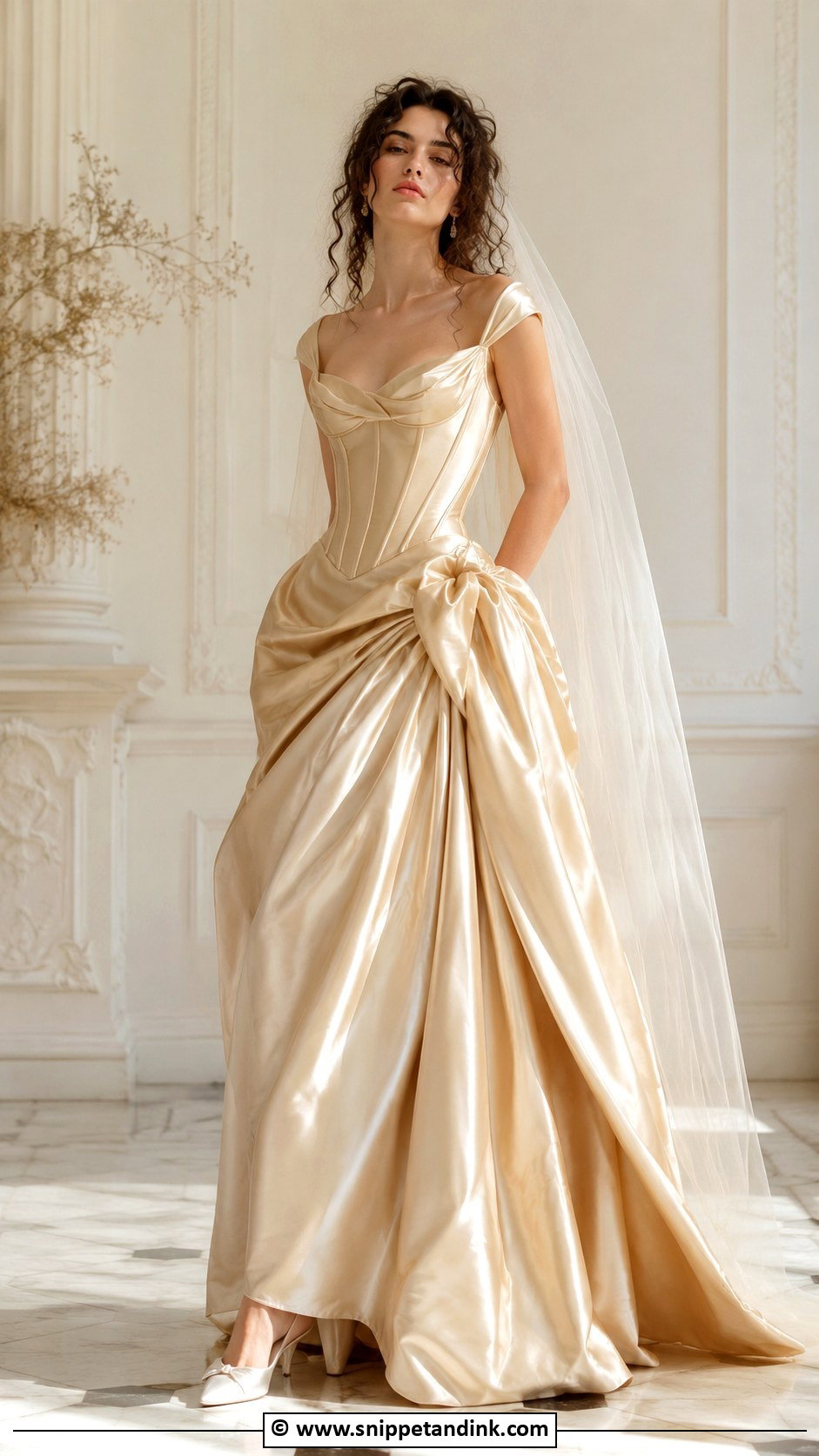 Vivienne Westwood Gold Wedding Dress - Snippet and Ink - 25 Vintage Vivienne Westwood Wedding Dress Ideas