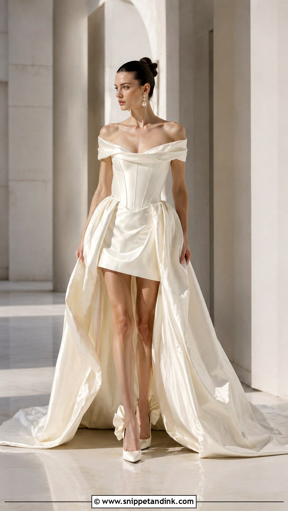 Vivienne Westwood High Low Wedding Dress - Snippet and Ink - 25 Vivienne Westwood Bridal Couture Ideas