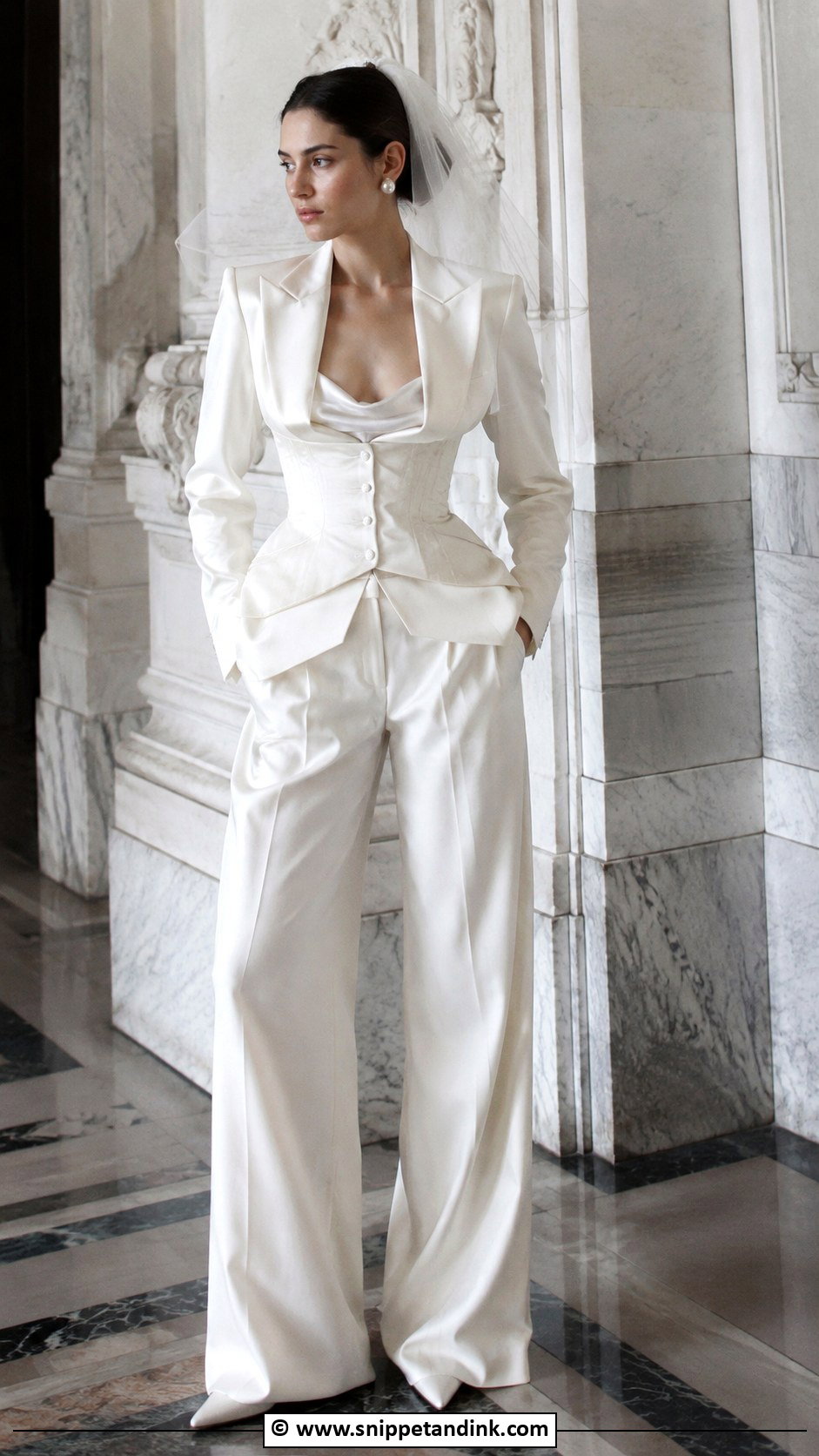 Vivienne Westwood Ivory Wedding Suit - Snippet and Ink - 35 Vivienne Westwood Wedding Dress Ideas