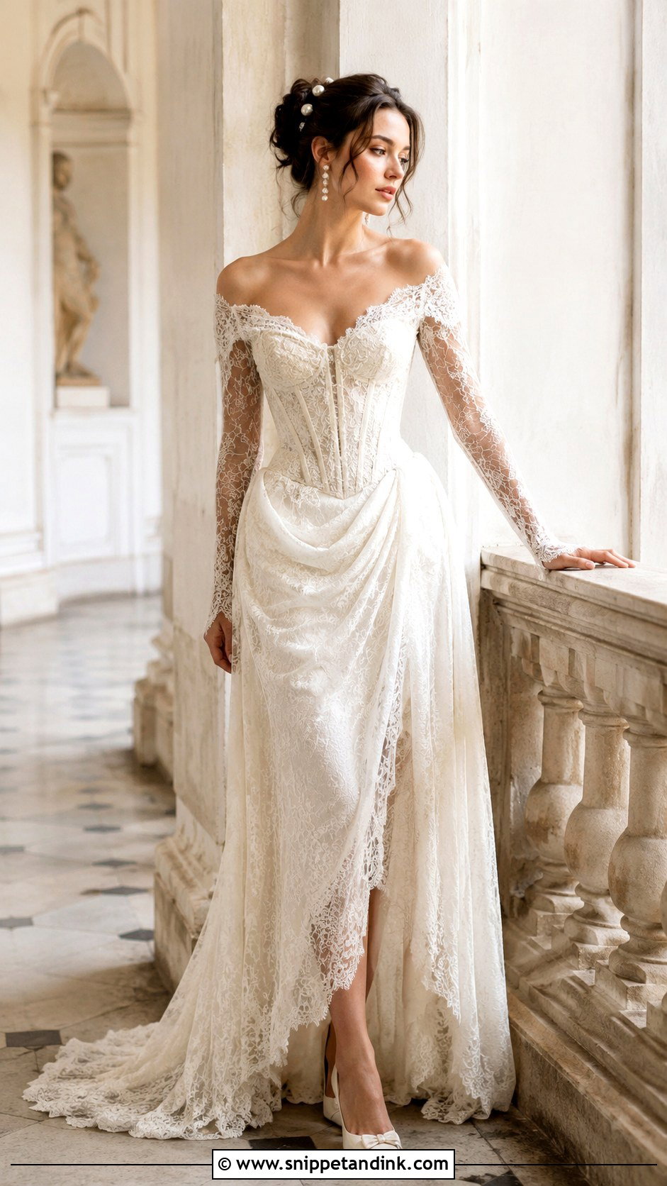 Vivienne Westwood Lace Bridal Gown - Snippet and Ink - 25 Vivienne Westwood Bridal Couture Ideas