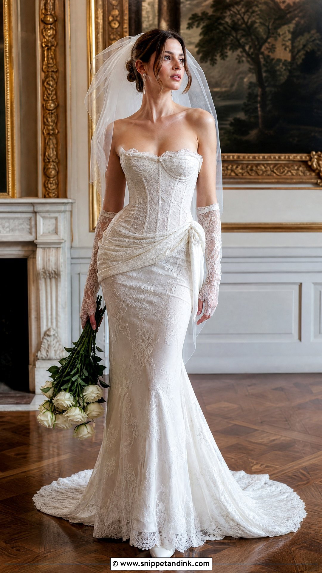 Vivienne Westwood Lace Corset Wedding Dress - Snippet and Ink - 20 Vivian Westwood Wedding Dress Runway Ideas