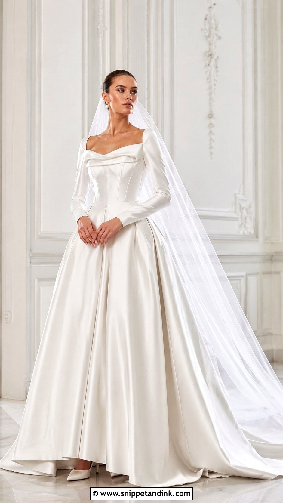 Vivienne Westwood Long Sleeve Ballgown Wedding Dress - Snippet and Ink - 25 Vivienne Westwood Wedding Dress Ballgown Ideas