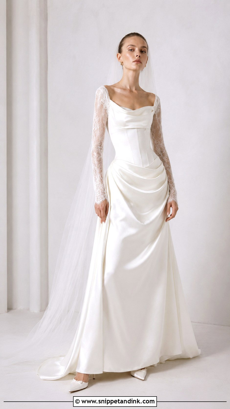 Vivienne Westwood Long Sleeve Wedding Dress - Snippet and Ink - 25 Vivienne Westwood Bridal Couture Ideas