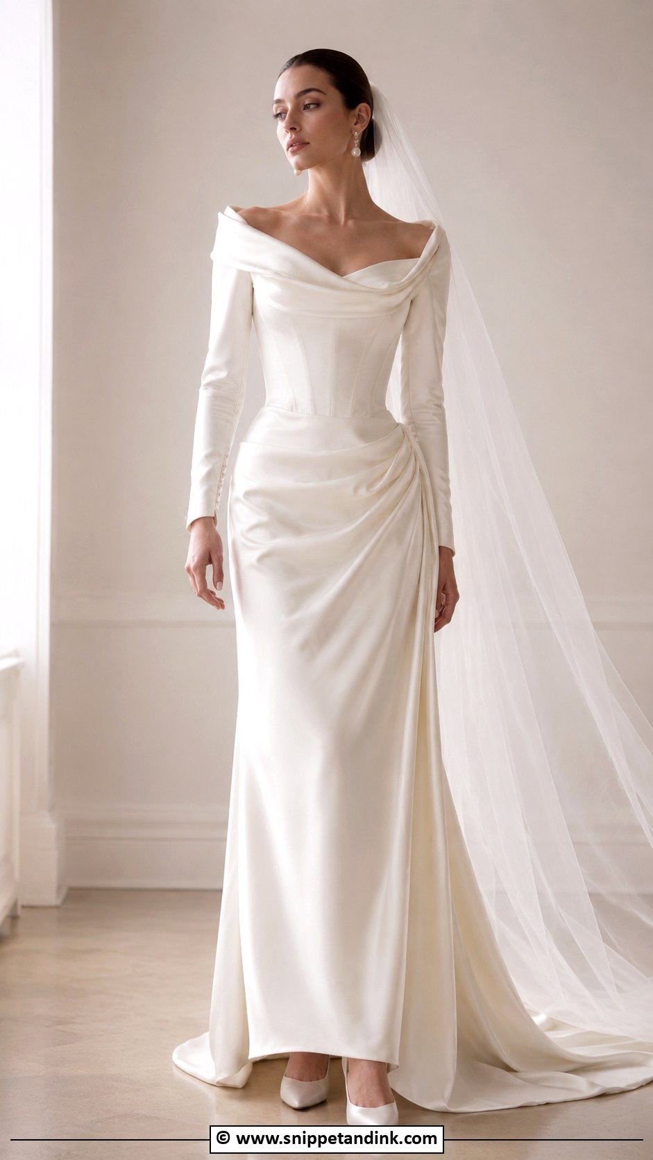 Vivienne Westwood Long Sleeve Wedding Dress - Snippet and Ink - 25 Vintage Vivienne Westwood Wedding Dress Ideas