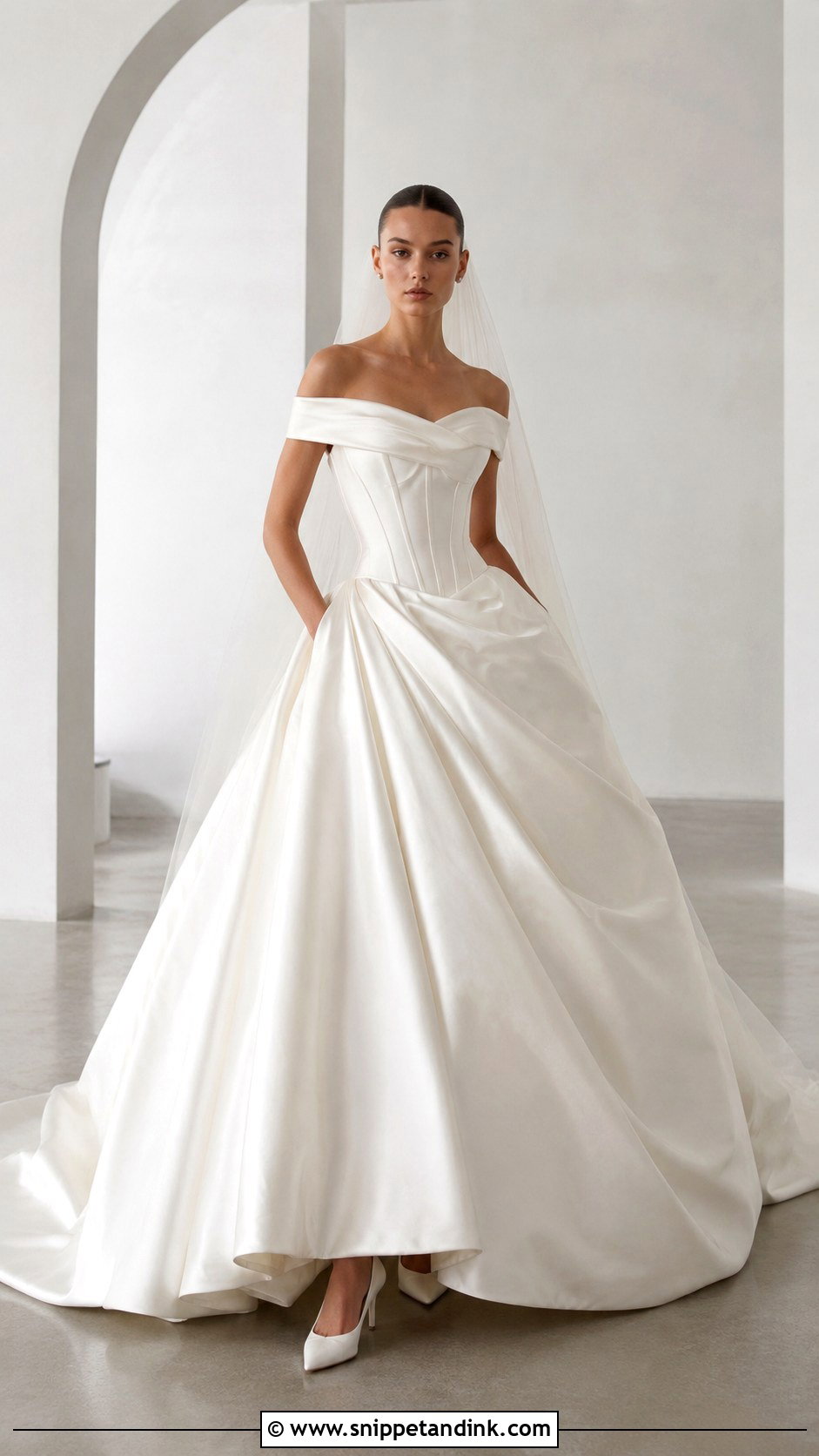 Vivienne Westwood Mikado Ballgown Wedding Dress - Snippet and Ink - 25 Vivienne Westwood Wedding Dress Ballgown Ideas